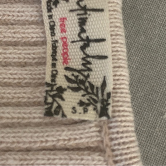 FREE PEOPLE Intimately Lemon Lime Knit Ribbed  Cami Crop Top Racerback Oat Combo - Picture 5 of 14